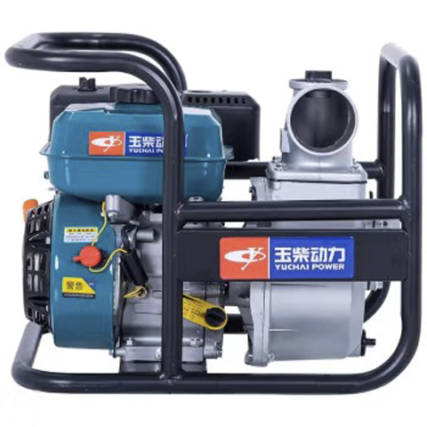 玉柴YC150ZB汽油款电启动6寸单叶轮抽水泵_汽油抽水泵_南柴动力网